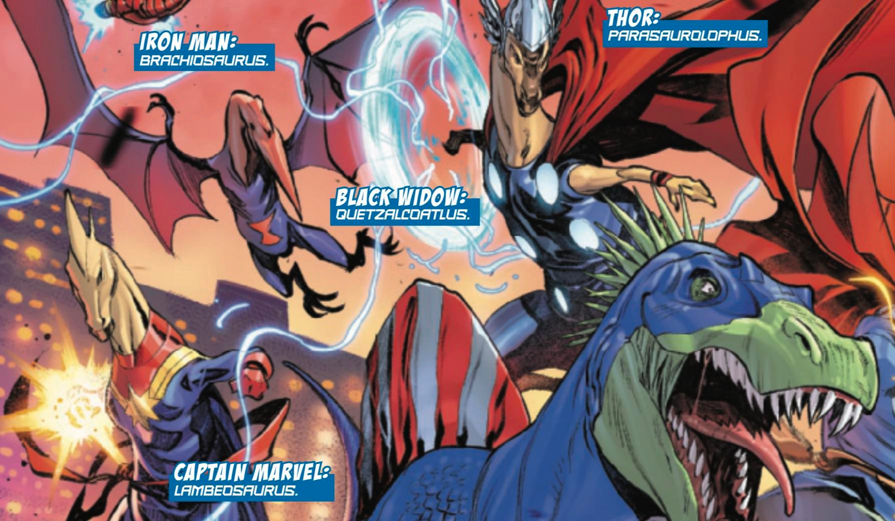 Meet Marvel’s Dinosaur Avengers Popverse