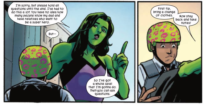 She-Hulk superhero rule #1