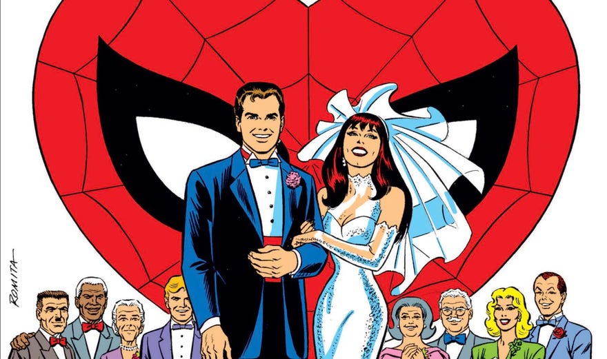 Spider-Man wedding