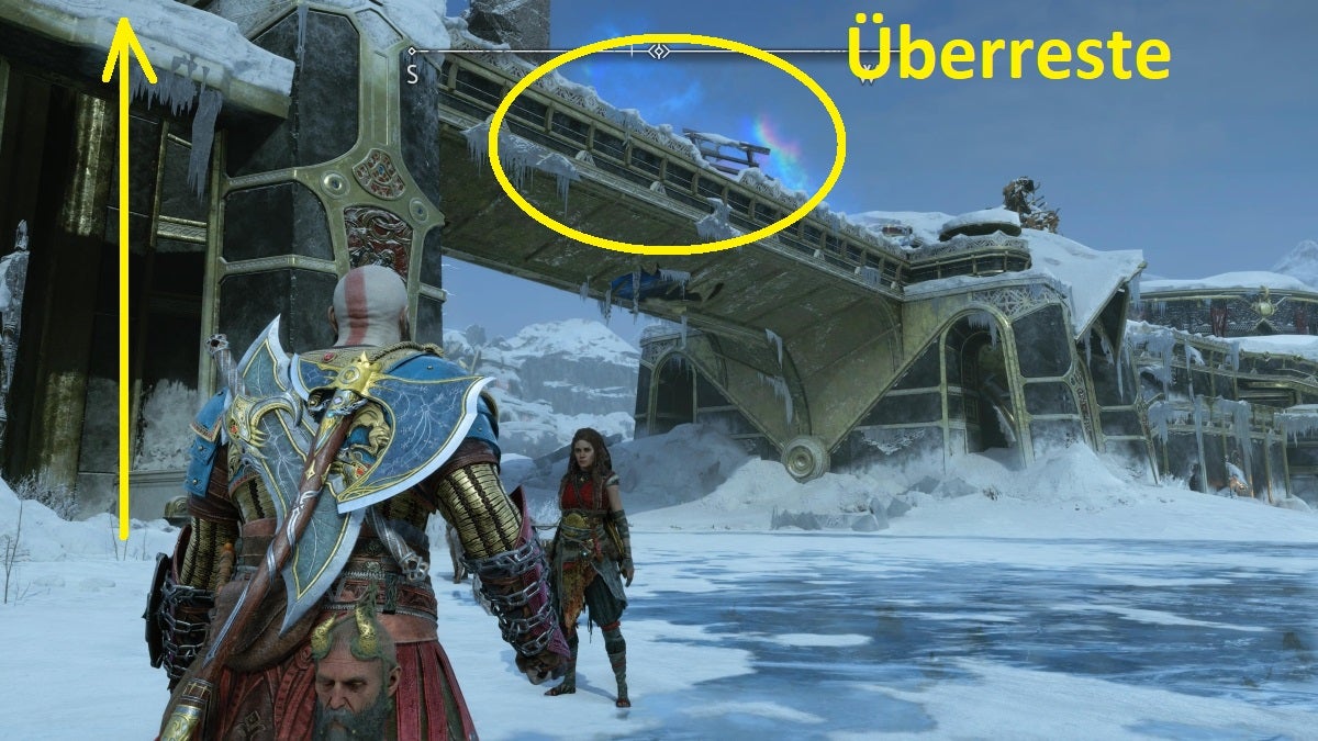 God of War Ragnarök See der Neun Alle Sammelobjekte (Legendäre Truhe, Wissen, Artefakte