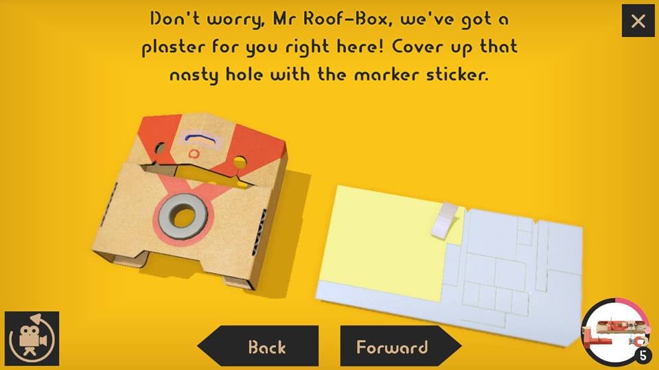 Nintendo labo hot sale marker stickers