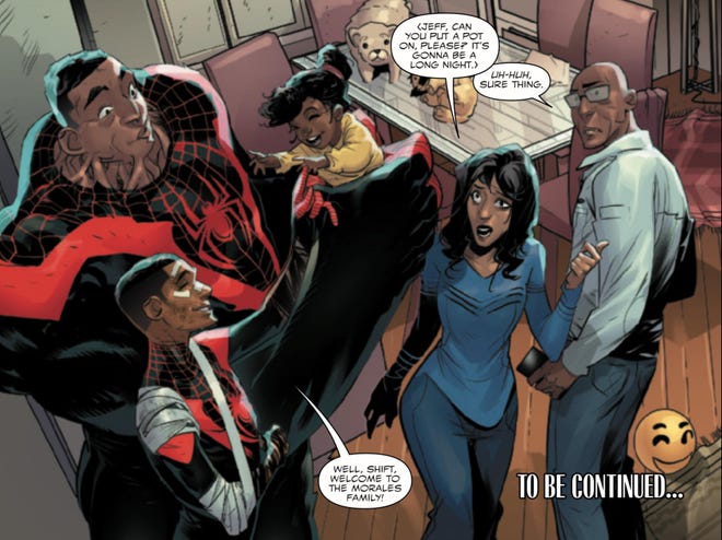 Miles Morales' clone moves in