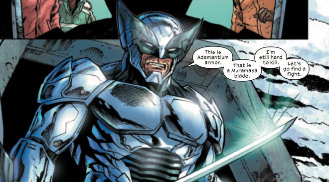 Wolverine Adamantium armor