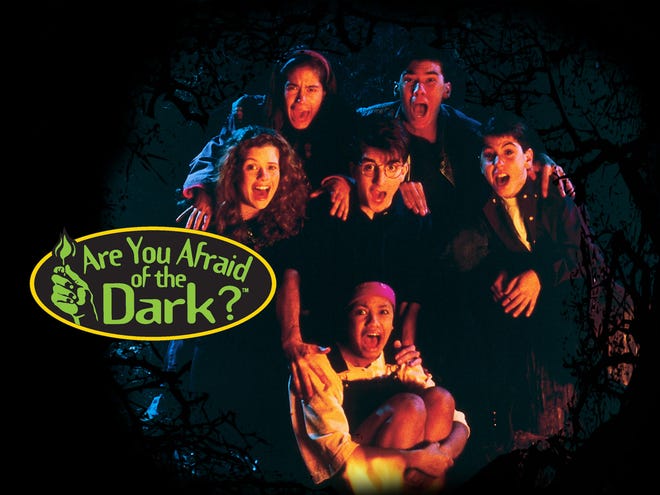 Poster featuring cast of Are You Afraid of the Dark