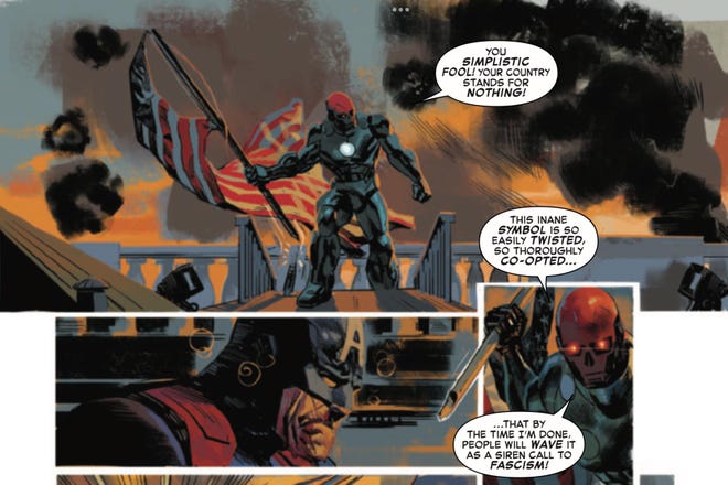 Red Skull vs. Captain America in Avengers: Twilight