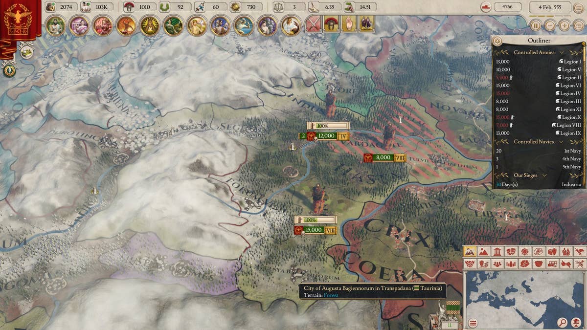 Paradox temporarily shelves Imperator: Rome to focus on other