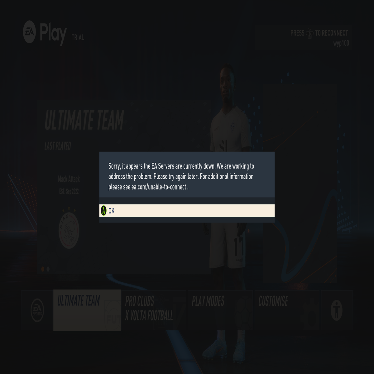 FIFA 23 FUT Web App DOWN - EA confirm connection issues