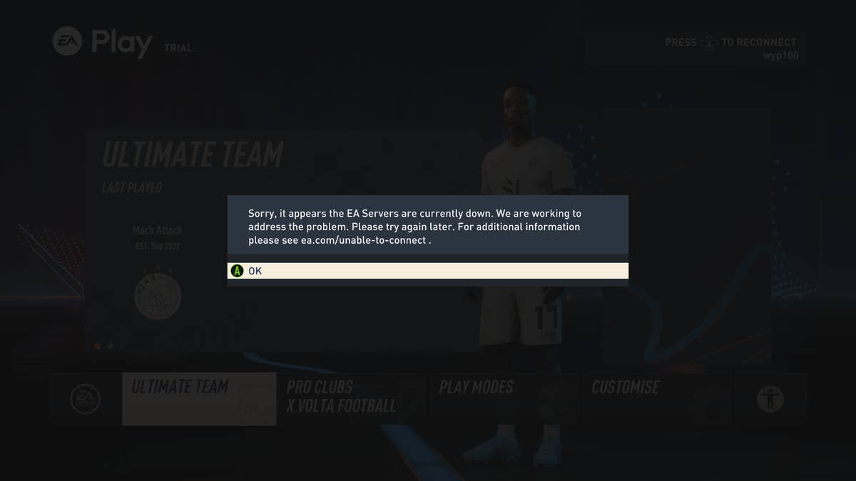 bijstand Isoleren Het beste FIFA 23 servers down as players flood early access launch, Ultimate Team  unplayable | Eurogamer.net
