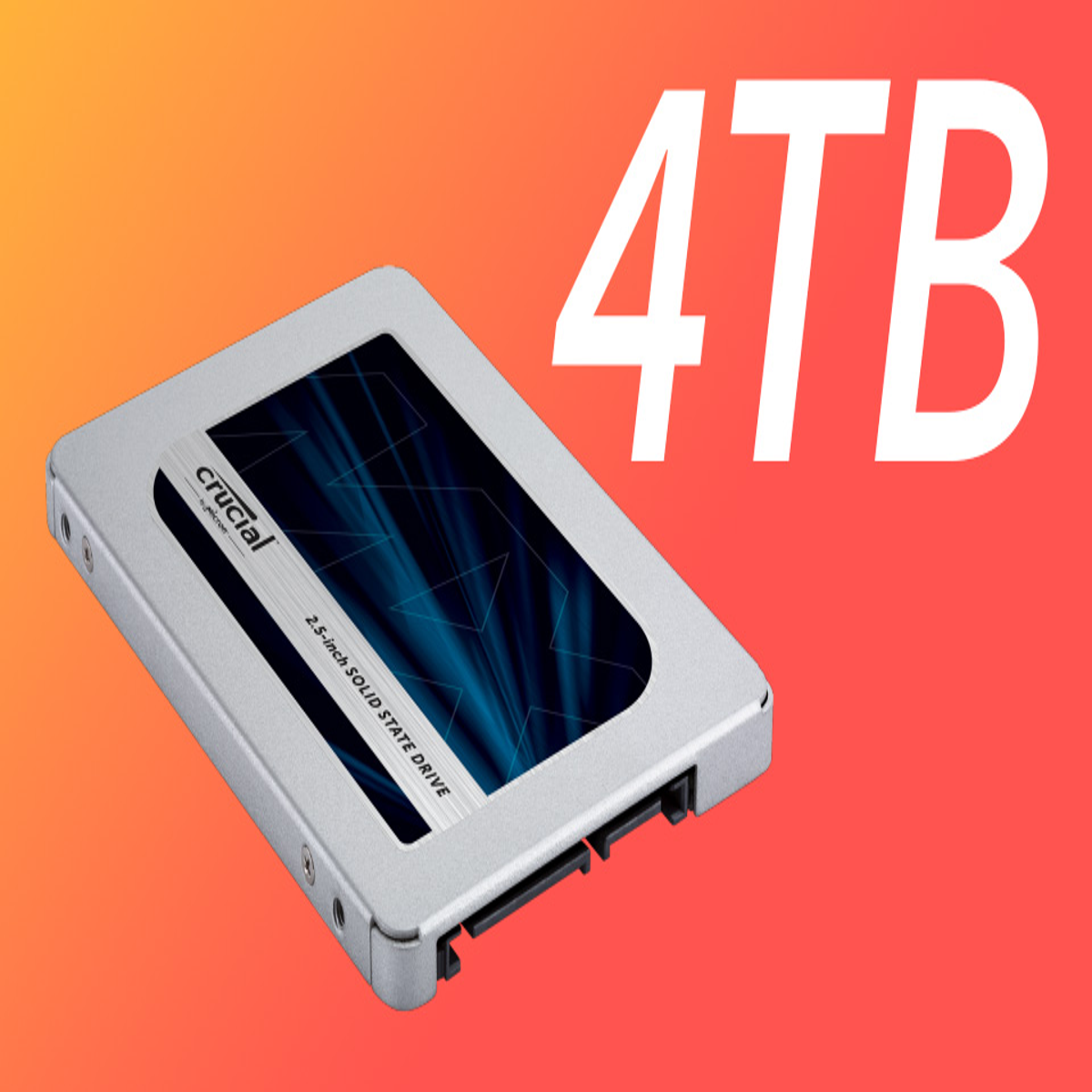 DISQUE SSD 2.5 CRUCIAL 4To MX500 SATA