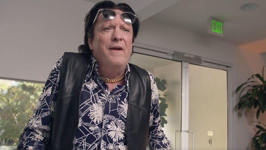 A screenshot of Michael Madsen from a promo video for 505 Games' mystery new game, due to be announced at The Game Awards 2022