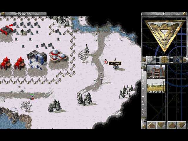 A medic heals a special unit in Command & Conquer: Red Alert