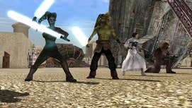 Some characters in Star Wars: Battlefront Classic Collection.