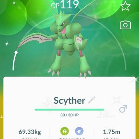 Pokémon Go - Evento Inseto - Scyther Shiny, Pinsir, Caterpie