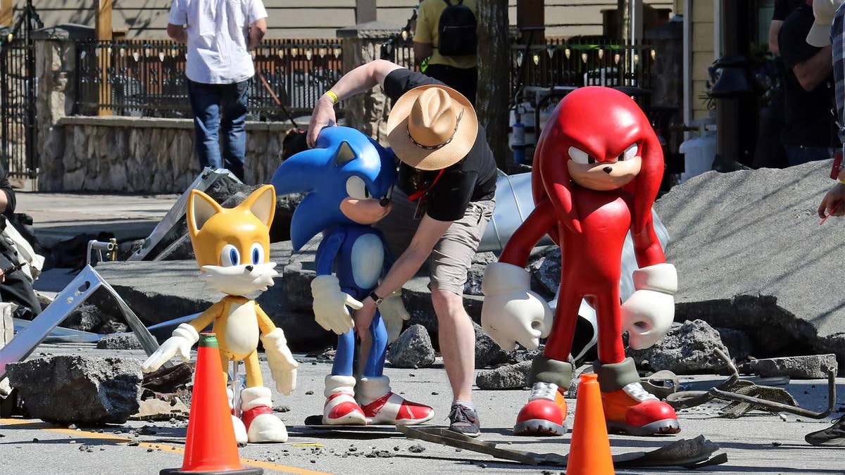 Eis Knuckles e Tails no filme Sonic 2