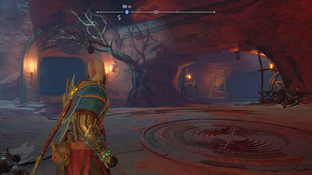 God of War Ragnarök Die verbotenen Sande Alle Sammelobjekte finden (Nornentruhen, Wissen