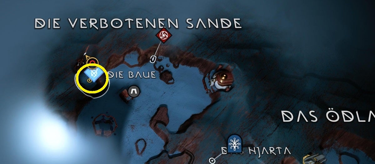 God of War Ragnarök Die verbotenen Sande Alle Sammelobjekte finden (Nornentruhen, Wissen
