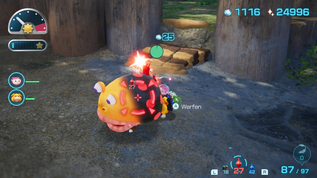 Pikmin 4 Garten der Giganten Alle Schätze, Gestrandeten, Zwiebeln