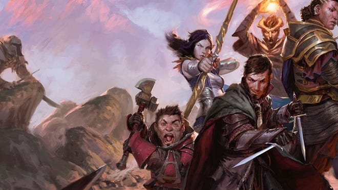 Dungeons & Dragons 5E adventurers concept art