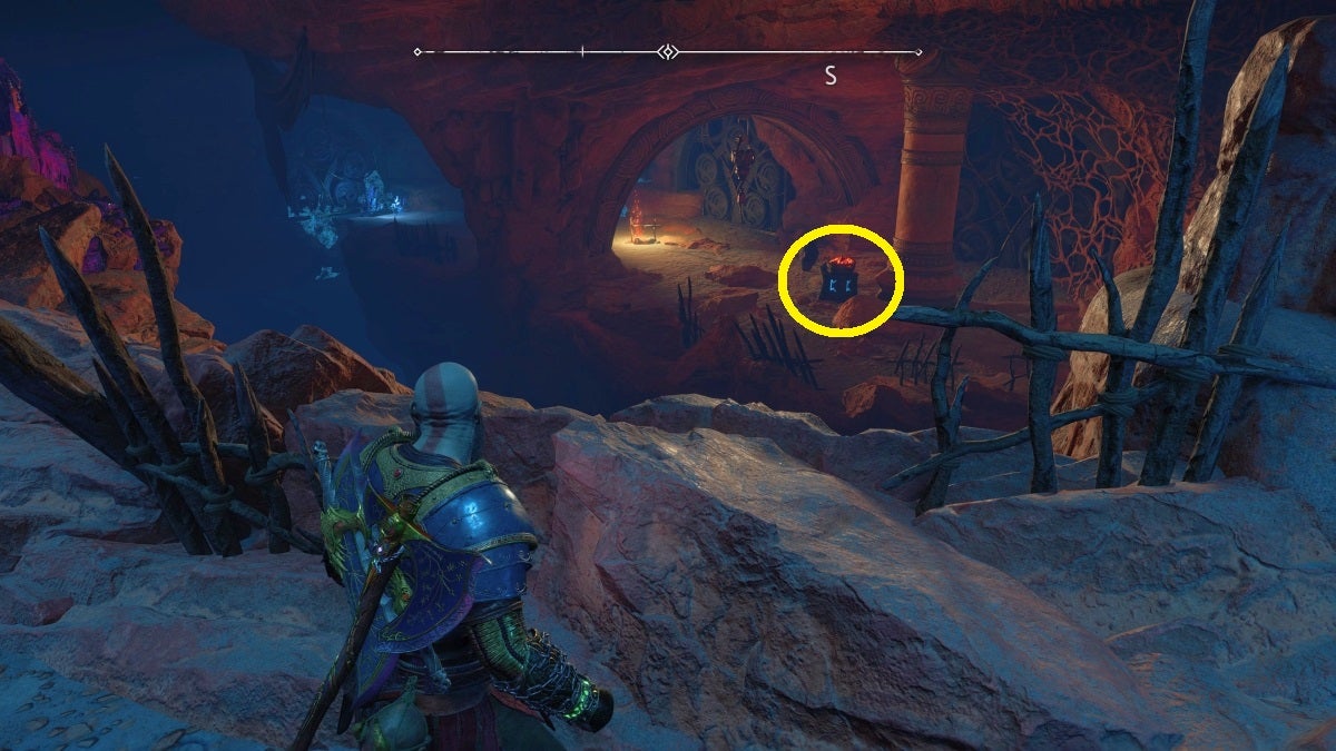 God of War Ragnarök Die verbotenen Sande Alle Sammelobjekte finden (Nornentruhen, Wissen