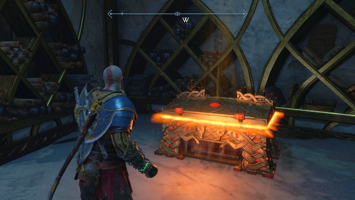 God of War Ragnarök Die verbotenen Sande Alle Sammelobjekte finden (Nornentruhen, Wissen