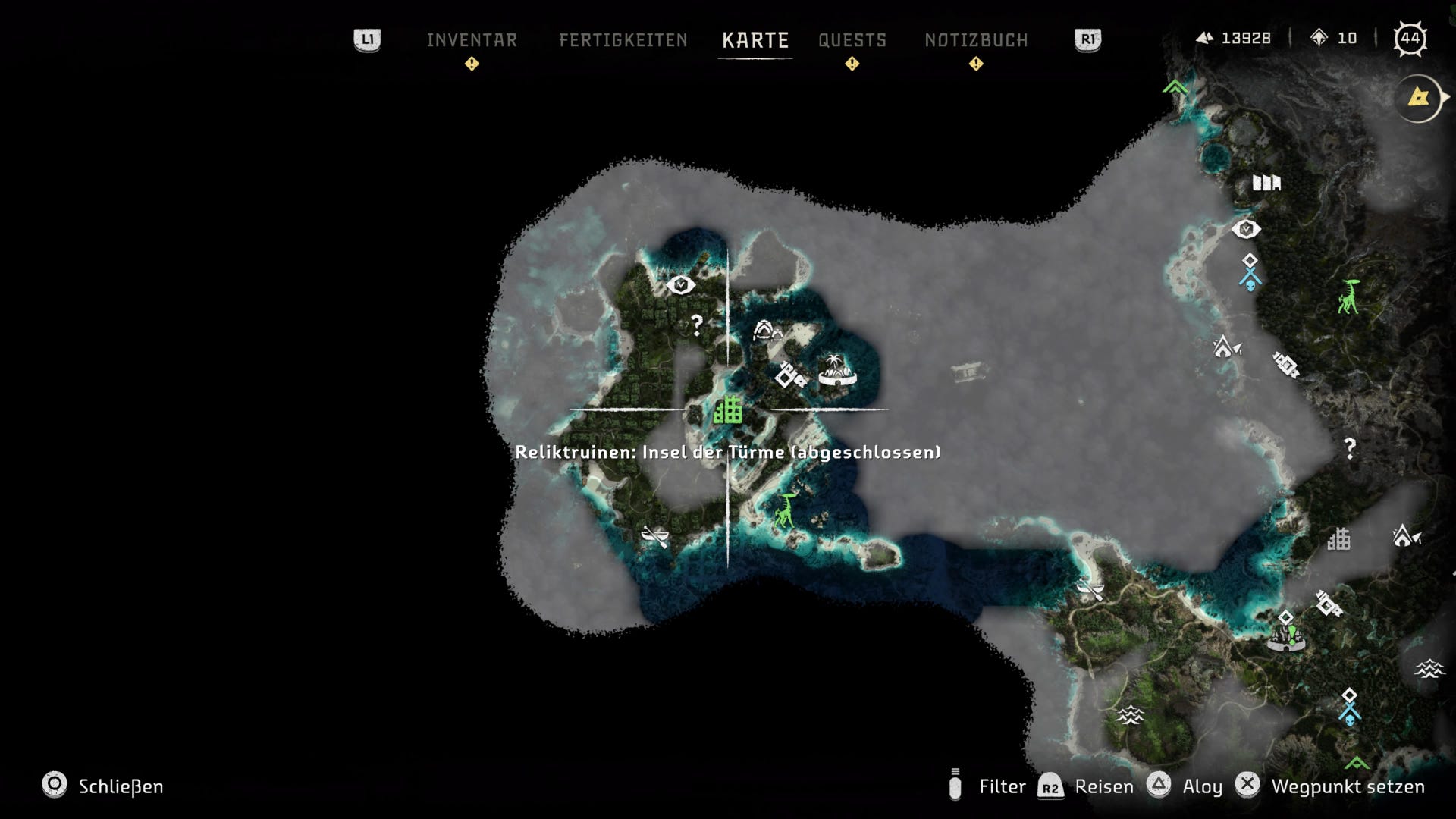 Horizon Forbidden West Insel Der Türme Code