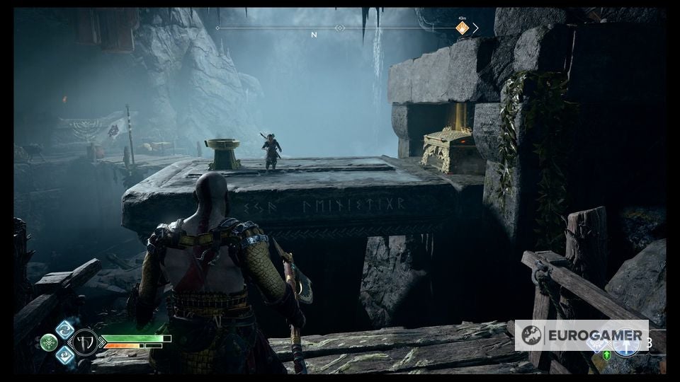 God of War Witch's Cave puzzle solutions explained, Lake of Nine and the Foothills