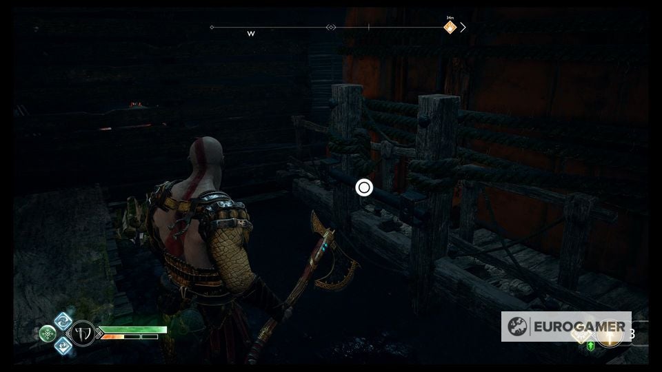 God of War Witch's Cave puzzle solutions explained, Lake of Nine and the Foothills