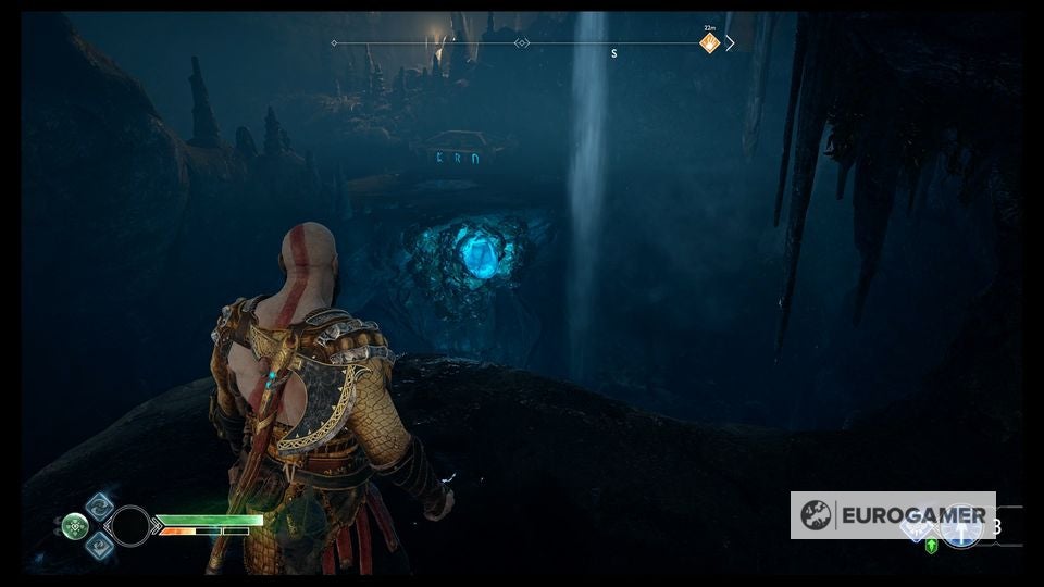 God of War Witch's Cave puzzle solutions explained, Lake of Nine and the Foothills