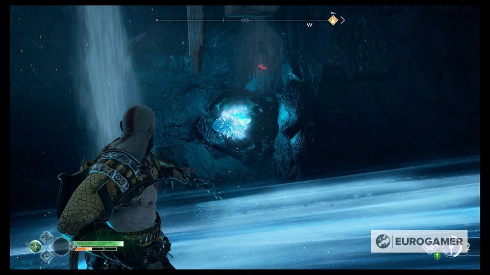 God of War Witch's Cave puzzle solutions explained, Lake of Nine and the Foothills