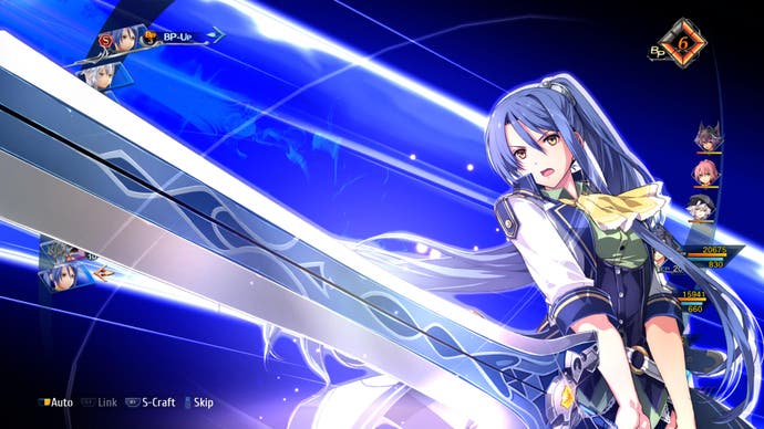 The Legend of Heroes: Trails into Reverie review screenshot - Laura S. Arseid in combat using her S-Craft attack