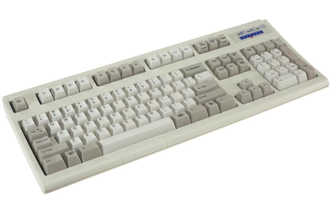 Buckling Spring Ultra Classic White (Model M) Keyboard Test
