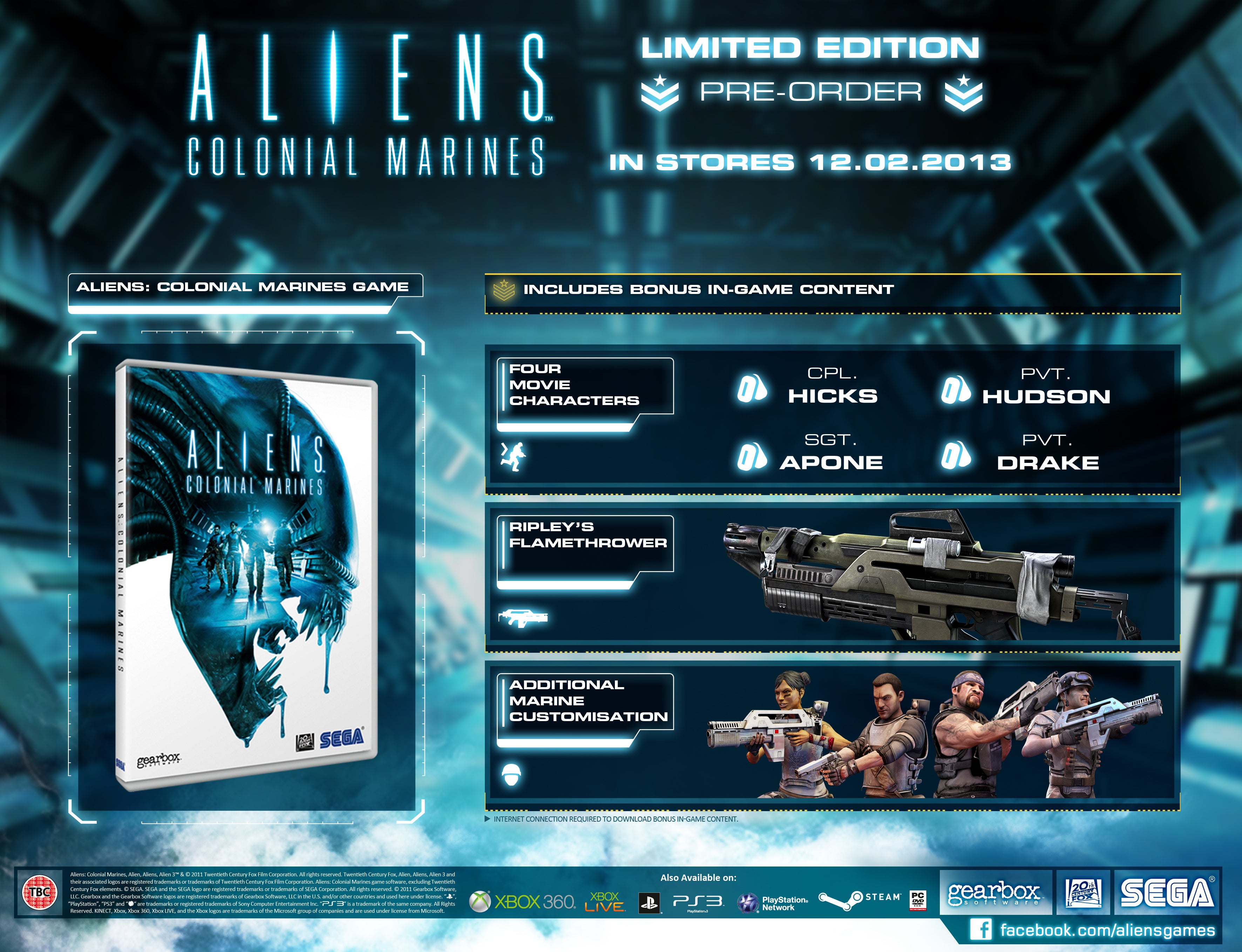 Aliens: Colonial Marines Collector's Edition unveiled | Eurogamer.net