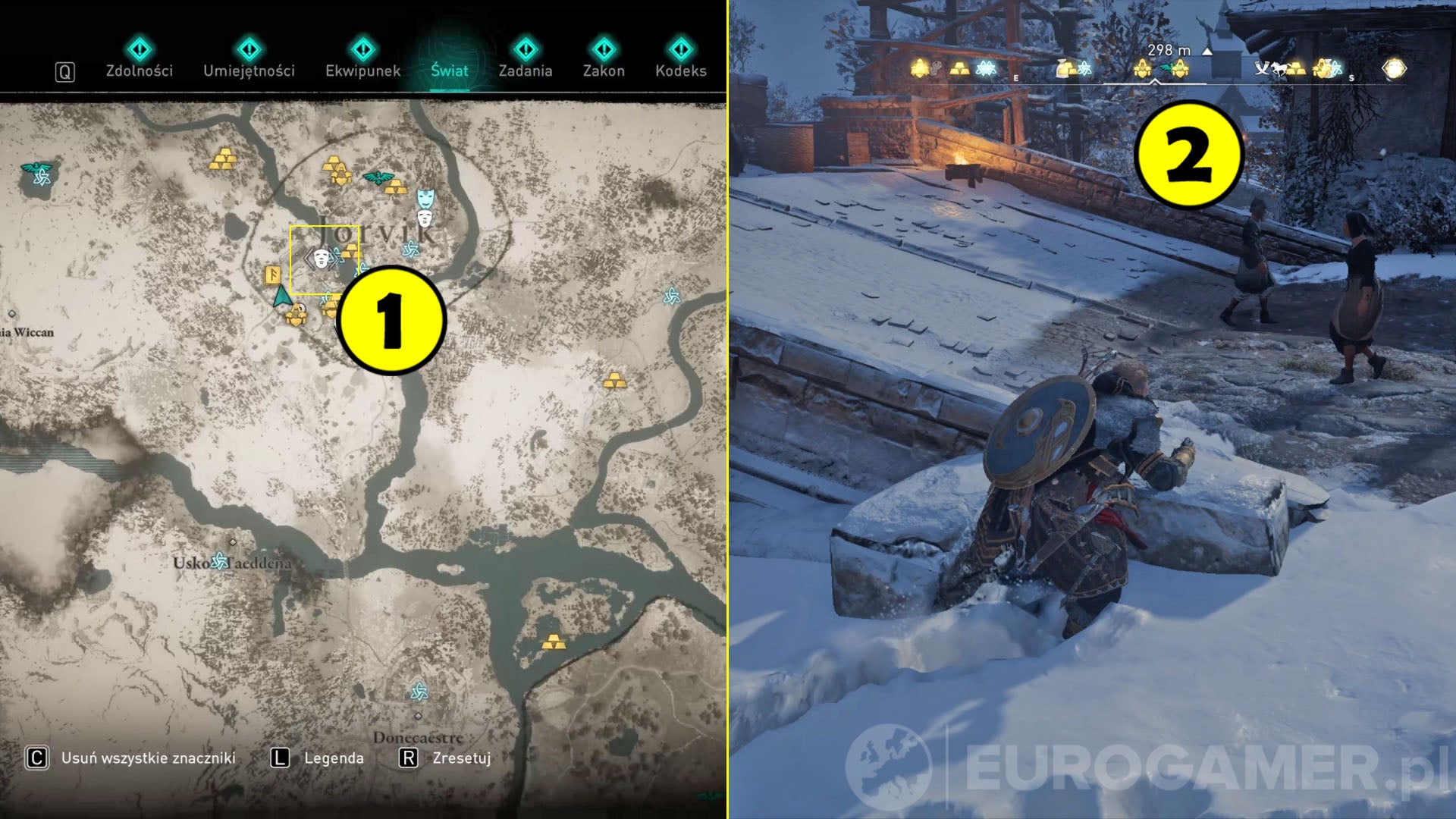 Assassin's Creed Valhalla rzymski artefakt Jorvik (Anglia