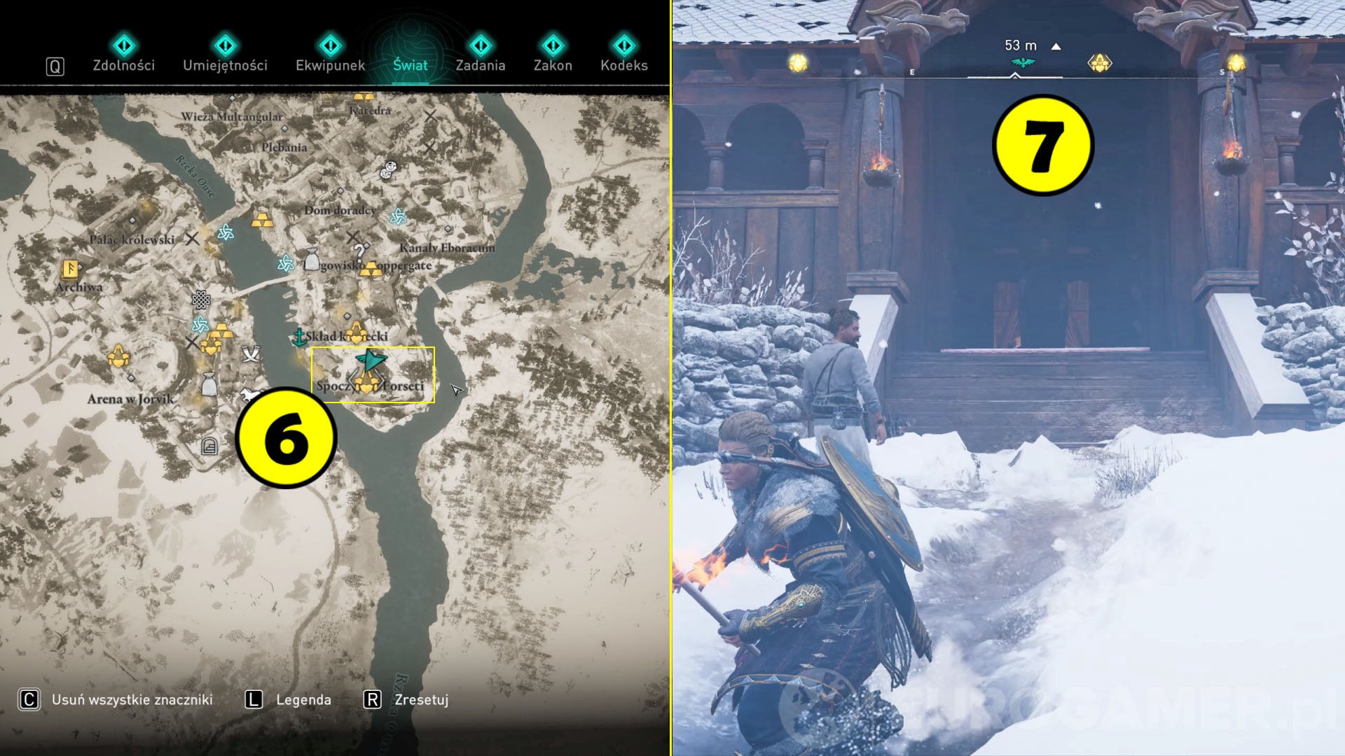 Assassin's Creed Valhalla wyposażenie Jorvik (Anglia) Eurogamer.pl