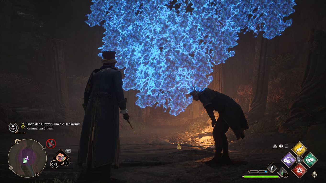 Hogwarts Legacy San Bakars Prüfung Lord der Küste, Graphorn besiegen, DenkariumKammer öffnen