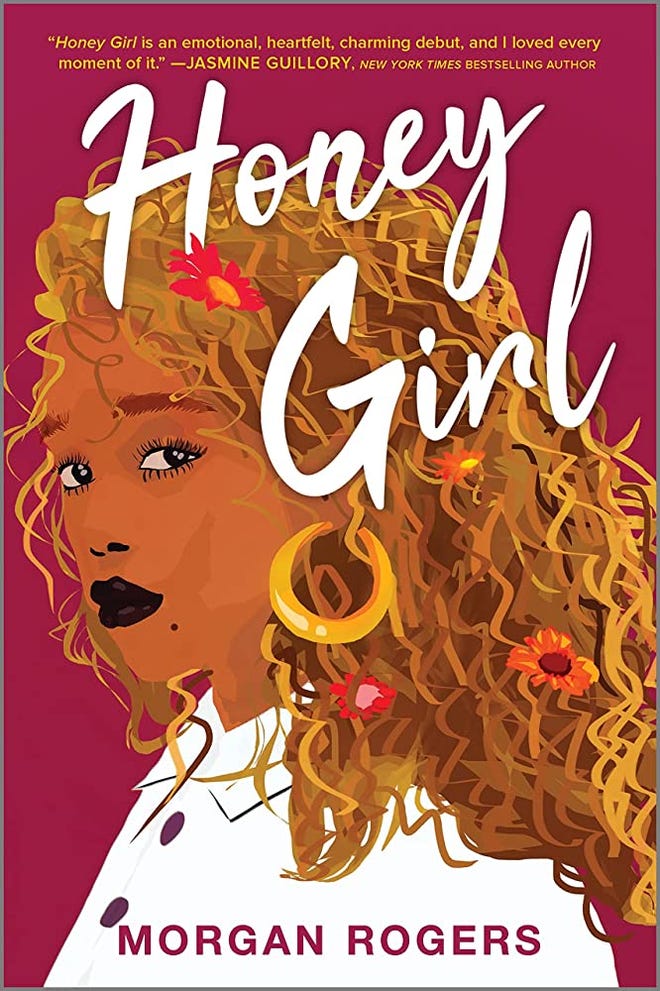 Cover of Honey Girl, featuring a young woman looking to her side and frowning