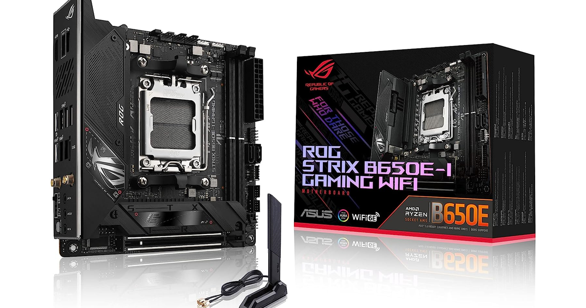 This Asus Mini ITX motherboard is perfect for SFF Ryzen 7000/8000 PCs