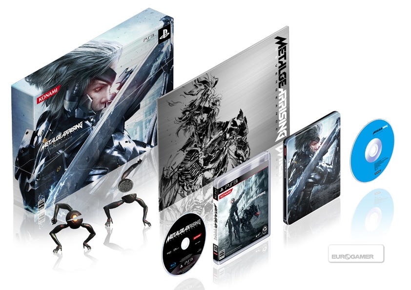 Gárgaras colonia servilleta Konami muestra las ediciones limitadas de Metal Gear Rising | Eurogamer.es