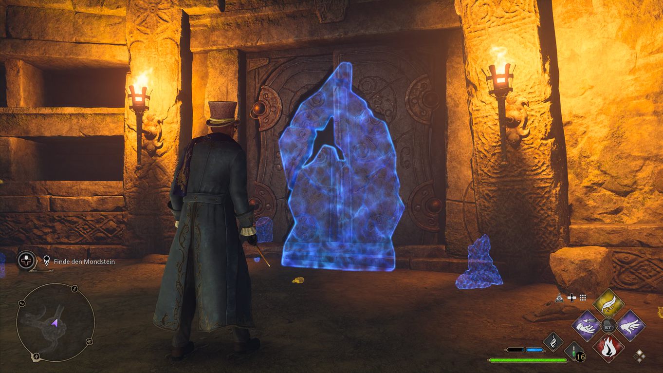 Hogwarts Legacy Der Zentaur und der Stein Mondstein finden und die Motten in der Höhle