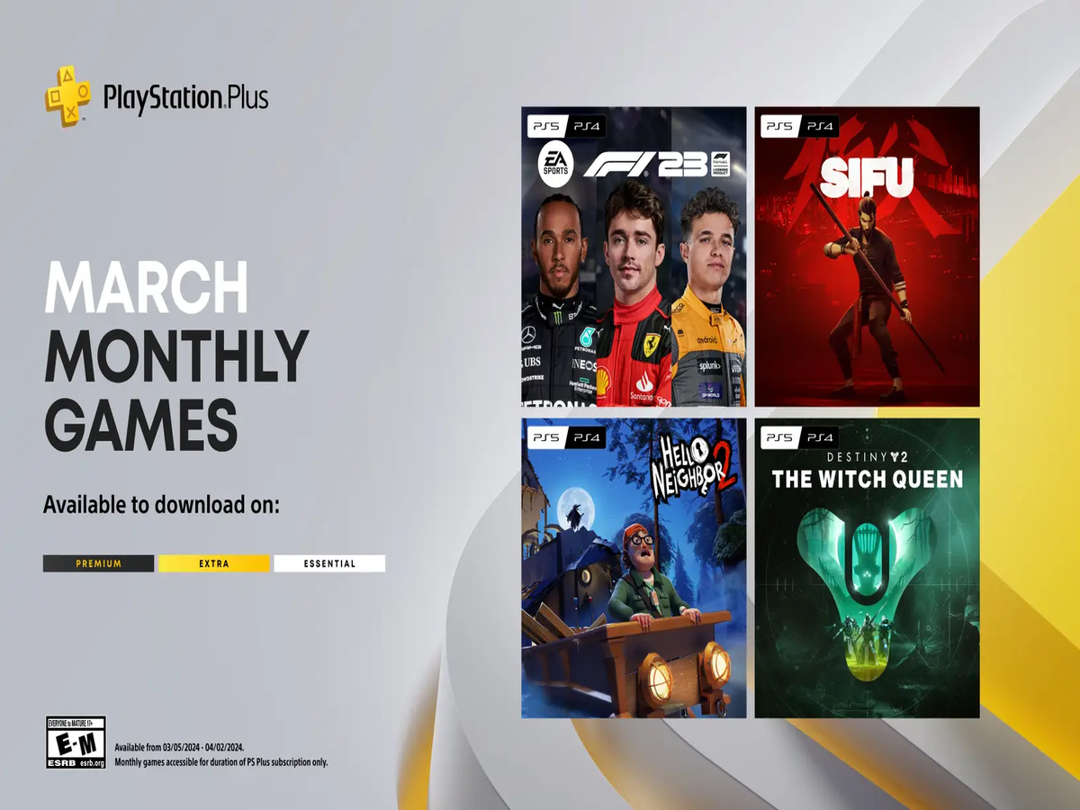 Juegos gratis de PS4 y PS5 en marzo 2022 para PlayStation Plus
