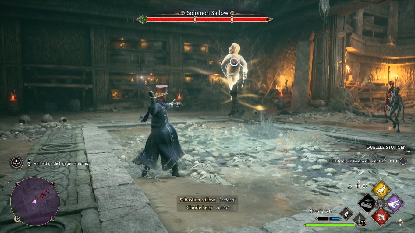 Hogwarts Legacy Im Schatten des Relikts Sebastian finden, Onkel Solomon besiegen Eurogamer.de