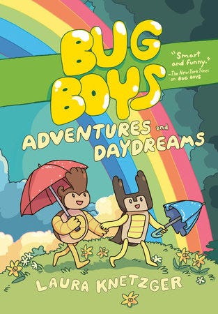 Cover of Bug Boys Adventures and Daydreams, featuring two bugs