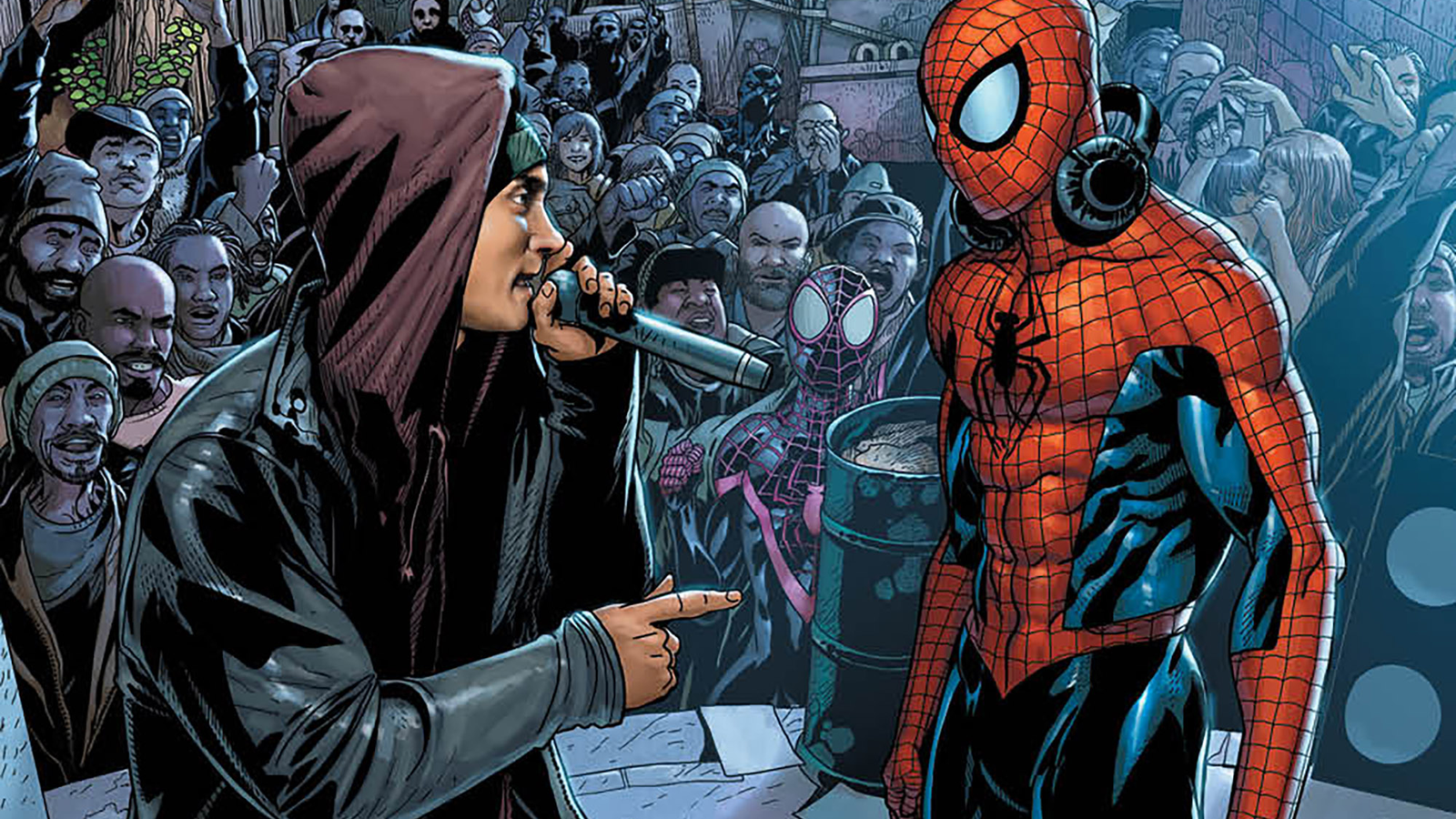 Eminem partners with Spider-Man and Marvel for another comic ...