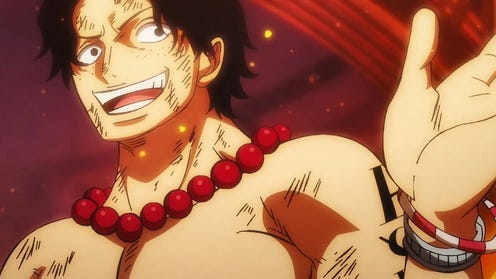Ace in the One Piece anime