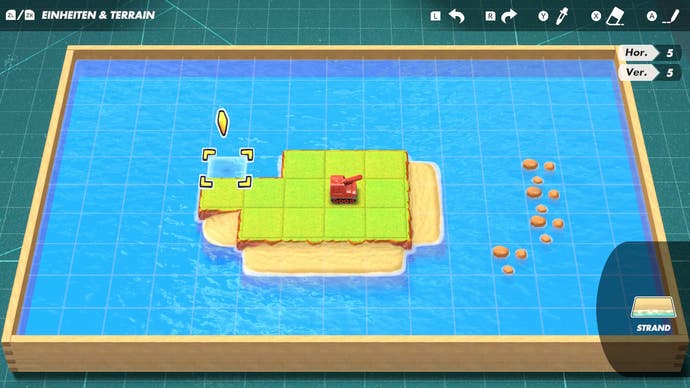 Der Editor in Advance Wars 1+2: Re-Boot Camp.