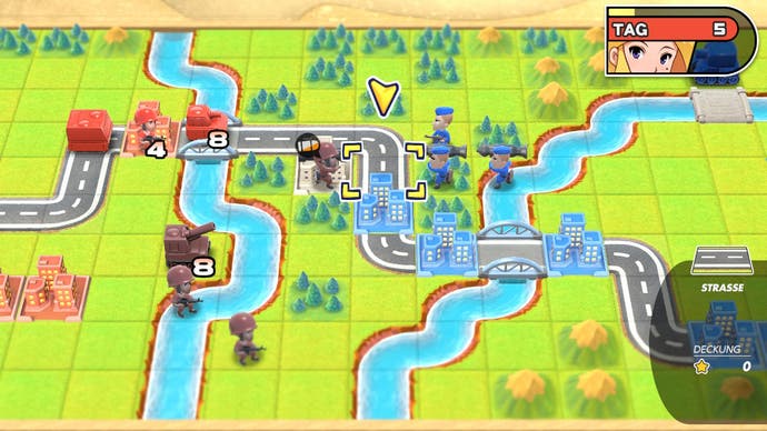 Das Schlachtfeld in Advance Wars 1+2: Re-Boot Camp.