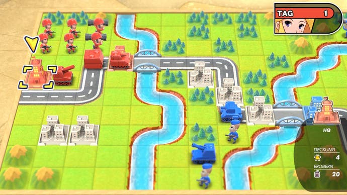 Die höchste Zoomstufe in Advance Wars 1+2: Re-Boot Camp.