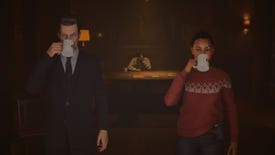 FBI agents drink coffee in Alan Wake 2