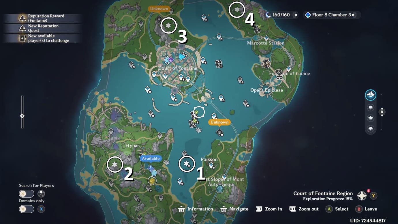 Genshin Impact Fontaine Shrine of Depths locations and how to get Keys ...