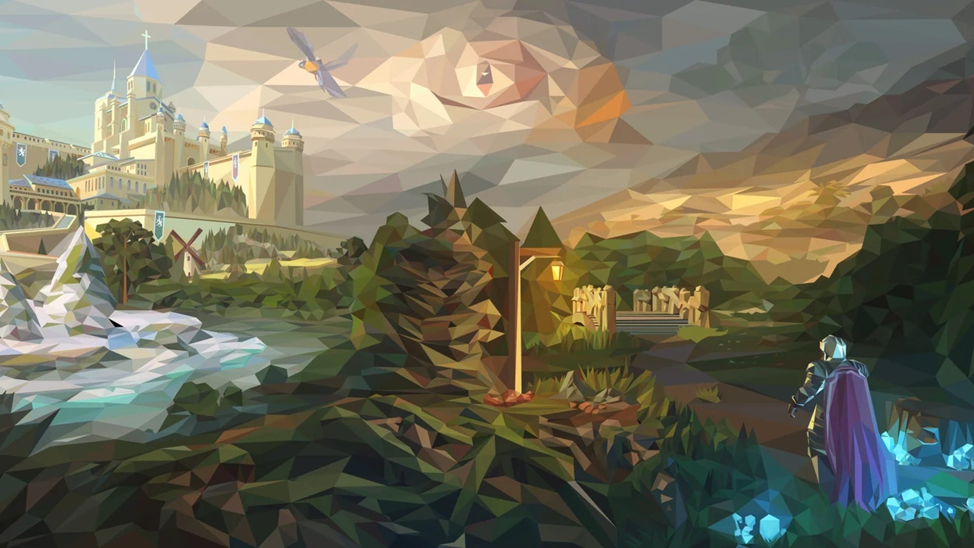 All Hail Temos is an open-world fantasy RPG going into early access in autumn 2022, developed by the creator of Ludum Dare.